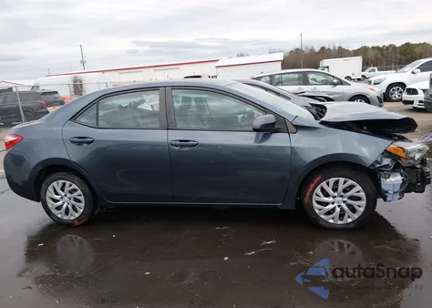 2018 Toyota Corolla Le z USA, uszkodzony, nr VIN 2T1BURHE4JC083568